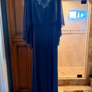 Elegant Blue Evening Gown